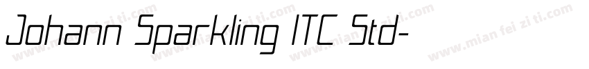 Johann Sparkling ITC Std字体转换